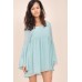 Tfnc Gemma Drape Chiffon Dress