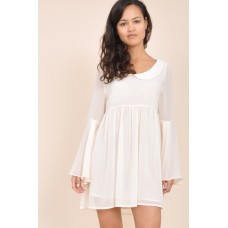 Tfnc Gemma Drape Chiffon Dress