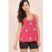 Tfnc Louisa Embellished Sheer Top
