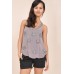 Tfnc Louisa Embellished Sheer Top