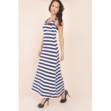 Striped Pocket Maxi Dress