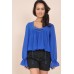 Tfnc Elite Crochet Sheer Top