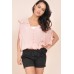 Tfnc Surprise Frill Collar Top