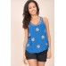 Tfnc Louisa Embellished Sheer Top
