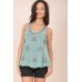 Tfnc Louisa Embellished Sheer Top