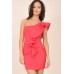 Tfnc Jolly One Shoulder Frill Dress