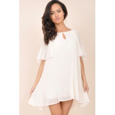 Tfnc Robyn Pleat Cape Dress