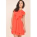Tfnc Deana Ruffle Collar Dress