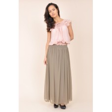 Tfnc Jojo Pleat Maxi Skirt