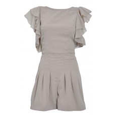 Tfnc Stella Ruffle Sleeve Playsuit