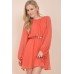 Tfnc Carina Belted Cut Out Dress