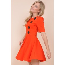 Tfnc Tania Button Skater Dress