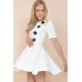 Tfnc Tania Button Skater Dress