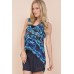 Tfnc Dipped Hem Print Top