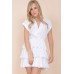 Tfnc White Layered Dress