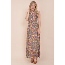 Tfnc Wave Print Maxi Dress