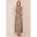 Tfnc Wave Print Maxi Dress