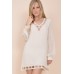 Tfnc Cut Out Diamante Shift Dress