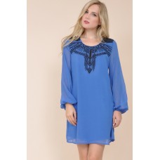 Tfnc Lily Aztec Shift Dress