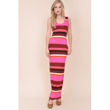 Tfnc Beverly Stripe Maxi Dress