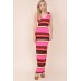 Tfnc Beverly Stripe Maxi Dress