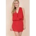 Tfnc Cocktail Chiffon Backless Dress