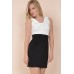 Tfnc Lana Twist Contrast Dress
