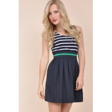 Walg Striped Knit Dress