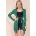 Walg Waist Tie Jersey Top