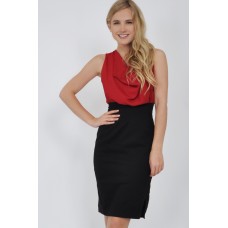 Tfnc Drape Slit Dress