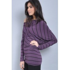 Walg Kimono Stripe Top
