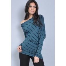 Walg Kimono Stripe Top
