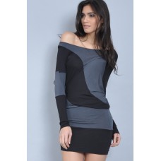 Walg Kimono Stripe Dress