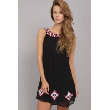 Tfnc Aztec Embellished Dress