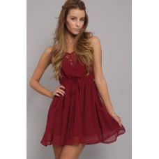Tfnc Claire Crochet Dress