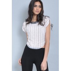 Tfnc Crop Embellished Top