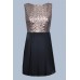 Tfnc Sarah Sequin Pleat Dress