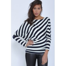 Walg Kimono Stripe Top