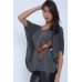 Walg Belted Poncho Knit