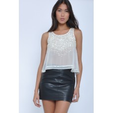 Tfnc Leather Skirt