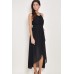 Tfnc Paloma Dip Hem Dress