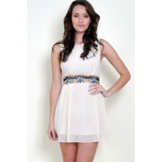 Tfnc Carina Embellished Waist Dress