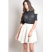 Tfnc Mouna Leather Look Skirt