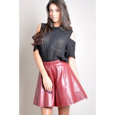 Tfnc Adele Leather Look Skirt
