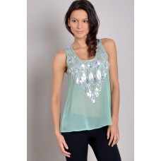 Tfnc Diamond Embellished Top