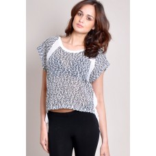 Tfnc Cotton Textured Hi-lo Shirt