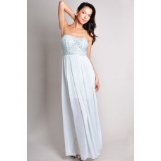 Tfnc Tami Maxi Sequin Bandeau Dress