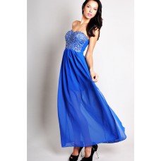 Tfnc Tami Maxi Sequin Bandeau Dress