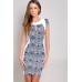Tfnc Zazou Zebra Body Con Dress