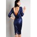 Tfnc Paris Draped Back Dress